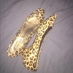 Steve Madden cheetah print flats